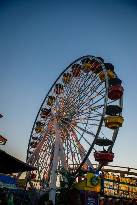 Riesenrad auf Santa Monica Pier